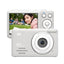 Anytek S7 4K HD Digital Camera Self - Timer Travel Camera Student Kids Card Camera(White) - British D'sire