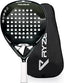 Arezzo - PEGASUS Padel Racket in 100% Carbon Fiber - Max Power + Control - Pro Paddle Racket for Adults EVA - 17 Flex Foam - 360g Light & Durable - Paddle Tennis Racket + Free Carry Case Included - Outdoor Sports & Equipments - British D'sire
