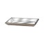 Astor Distressed Mirrored Tray With Wooden Detailing - Serving Tray - British D'sire