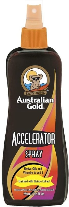 Australian Gold - Accelerator Spray 250 ml (Pack of 1) - British D'sire