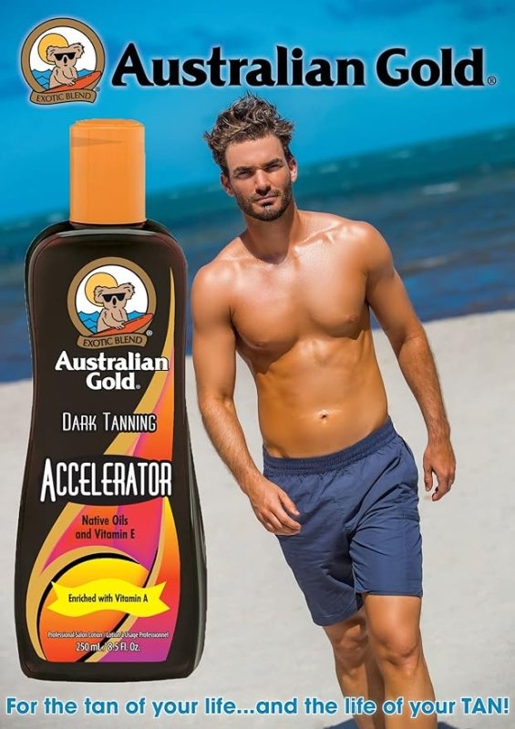 Australian Gold Dark Tanning Accelerator Lotion 250ml - British D'sire