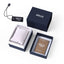 BAOGELA Paper + Sponge Square Watch Packaging Box Black Watch Gift Box, Size: 12.5 x 9.5 x 7.2cm - British D'sire