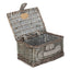 Red Hamper Small Antique Wash Split Willow Chest Hamper Basket