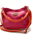 Bella - Fuchsia tumbled leather mini bag - Handbag - British D'sire