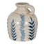 Blue Flora Amphora Jug Vase - Blue Ceramic Decorative Vase - Vases - British D'sire