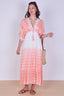 Boho Embroidered Maxi Dress with Tassel Tie – One Size (UK 8–14) - Dresses - British D'sire