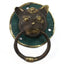 Brass Door Knocker - Cats Head - Door Knockers - British D'sire