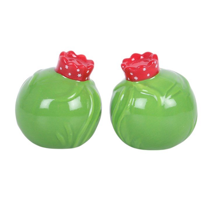 Brussels Sprout Salt and Pepper Shakers - Condiment Shaker - British D'sire