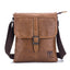 BULL CAPTAIN 034 Men Leather Shoulder Bag Sports Outdoor First - Layer Cowhide Bag(Brown) - British D'sire