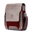 BULL CAPTAIN 999 Men Leather Diagonal Bag First - Layer Cowhide Multi - Function Shoulder Bags(Red) - British D'sire
