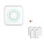 C15 Mini Student Bluetooth Inkless Photo Label Thermal Printer, Spec: Green+5 Paper - British D'sire