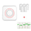 C15 Mini Student Bluetooth Inkless Photo Label Thermal Printer, Spec: Pink+5 Stickers+5 Paper - British D'sire