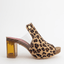 Cannes - Slip on animal print - Heel Shoe - British D'sire