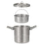 CLS Dual-ear 3000ml 16cm Heightened Outdoor Pots 304 Stainless Steel Outdoor Cooking Kettles - British D'sire