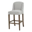 Compton Grey Bar Stool for Home Interiors - Seating - British D'sire