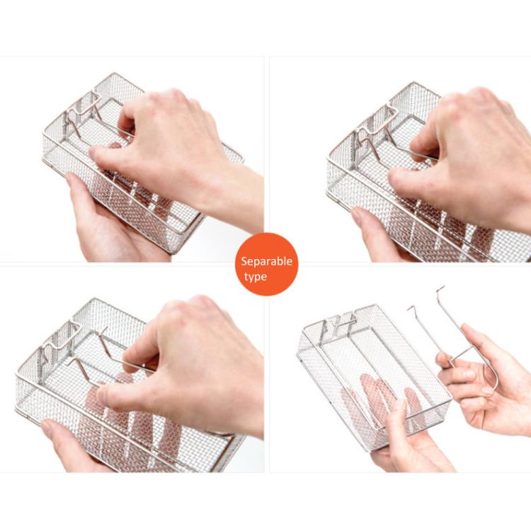 COOL CAMP Camping Stainless Steel Foldable Strainer Frying Basket for Outdoor Cooking, 175 x 120 x 50mm - British D'sire