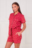 Cotton Printed PJ Set With Shorts — Comfortable, Stylish & Breathable - Loungewear pjs - British D'sire