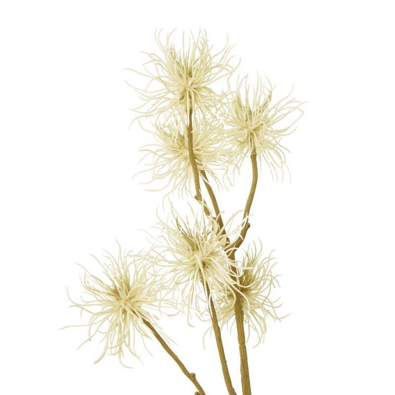 Cream Xanthium Spray Artificial Flower Stem - Artificial Plants & Trees - British D'sire
