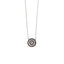 Del Corso Round Evil Eye Necklace – Sterling Silver 925 with Zircon – Lightweight – Perfect for Women and Unisex Wear – Hypoallergenic & Durable – Protective Charm for Elegance and Everyday Style - Necklaces & Pendants - British D'sire