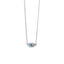Del Corso Zirconia Evil Eye Necklace – Sterling Silver 925 – Lightweight 2.1 g – Perfect for Women – Hypoallergenic & Durable – Elegant Protective Charm for Daily Wear and Special Occasions - Necklaces & Pendants - British D'sire