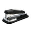 Deli 0414 Stapler Portable Rotatable Stapler 0012 Staple Nail(Black) - British D'sire
