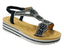 Diamante Elastic Ankle Strap Wedge Sandals - Sandals - British D'sire