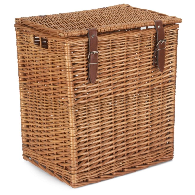 Double Steamed Vintner Storage Wicker Picnic Basket - Storage Baskets - British D'sire