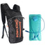 DRCKHROS DH115 Outdoor Running Sports Cycling Water Bag Backpack, Color: Black Orange+Water Bag - British D'sire
