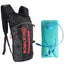 DRCKHROS DH115 Outdoor Running Sports Cycling Water Bag Backpack, Color: Black Red+Water Bag - British D'sire