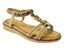 Elastic Ankle Strap Beaded Sandals - Sandals - British D'sire
