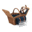 Elegant 4 Person Blue Tweed Fitted Picnic Basket - Fitted Picnic Baskets - British D'sire