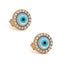 Elegant Eye Stud Earrings by Del Corso - Crafted in 9K Gold, lightweight at 0.8 g, refined design for women, featuring premium gold craftsmanship, offering timeless beauty, hypoallergenic comfort, and protective symbolism - Del Corso - British D'sire