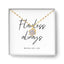 14K Gold Plated Solitaire Necklace Nichestar