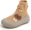 Exemaba Toddler Anti - Slip Sock Shoes Baby First Walking Shoes Infant Slipper for Boys Girls - British D'sire