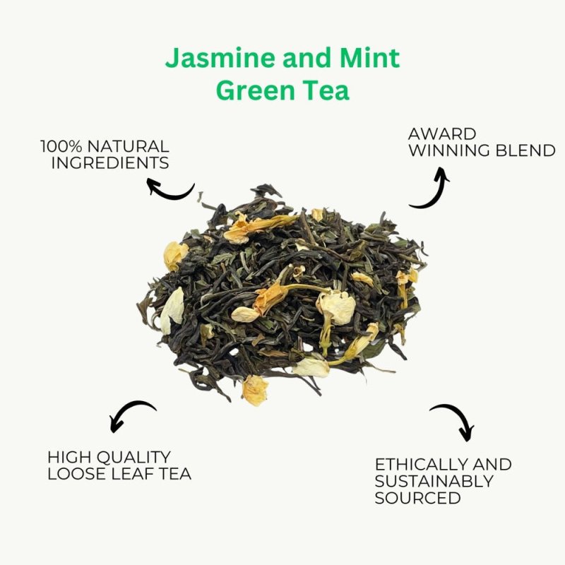 Exotic Tea Selection, 3 Gourmet Loose Leaf Teas (3 Flavours, 100g Each) - Tea & Infusions - British D'sire
