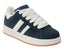 Faux Leather Sports Lace Up Trainers - Trainers - British D'sire
