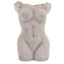 Female Figure Vase - Antique White Stoneware Decorative Vase - Vases - British D'sire