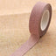 Flash Washi Sticky Paper Tape Label DIY Decorative Tape, Length: 10m(Skin Pink) - British D'sire