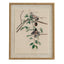 Flora & Fauna Collection Chickadees On Linen In Beaded Frame - Wall Art & Signs - British D'sire