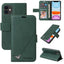 For iPhone 11 GQUTROBE Right Angle Leather Phone Case (Green) - British D'sire