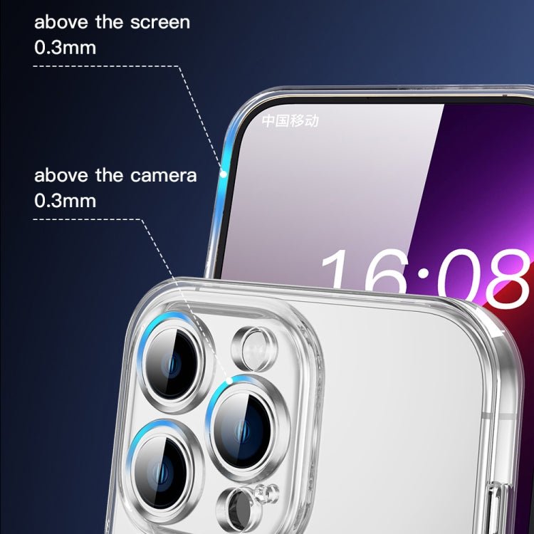 For iPhone 14 Pro Max TOTUDESIGN AA-067 Soft Series TPU Phone Case (Transparent) - British D'sire