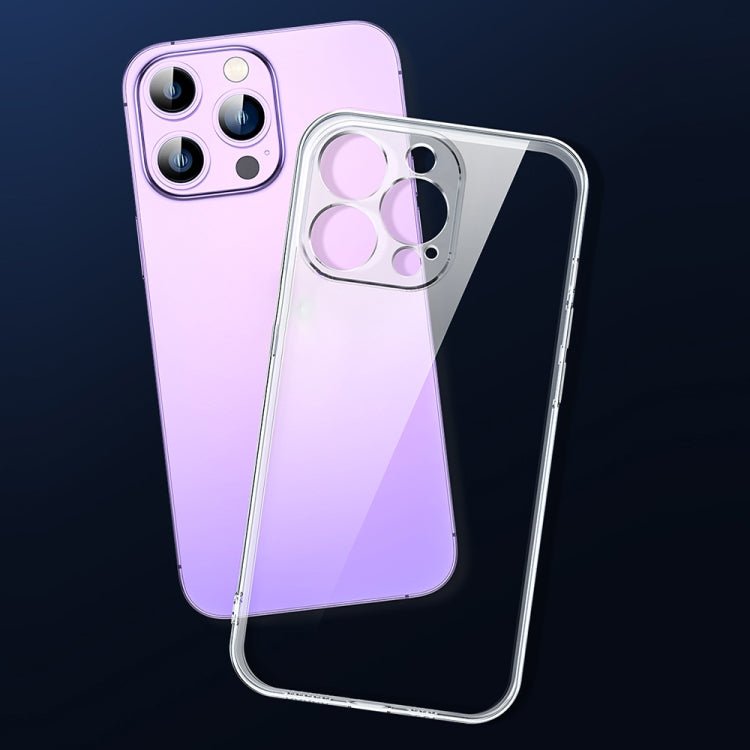 For iPhone 14 Pro Max TOTUDESIGN AA-067 Soft Series TPU Phone Case (Transparent) - British D'sire