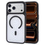 For iPhone 17 Pro Max GEBEI Jazz Series Skin Feel Frosted MagSafe Phone Case(Black) - British D'sire