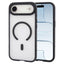 For iPhone Air GEBEI Jazz Series Skin Feel Frosted MagSafe Phone Case(Black) - British D'sire