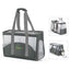 FUNADD Portable Breathable Pet Bag Outdoor Shoulder Tote Bag (Grey) - British D'sire