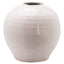 Garda Glazed Large Regola Vase - Neutral Ceramic Decorative Vase - Vases - British D'sire