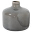 Garda Grey Glazed Chive Vase - White Ceramic Decorative Vase - Vases - British D'sire