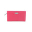 Genuine Soft Leather Purse RFID protection Fuchsia & Grey - British D'sire
