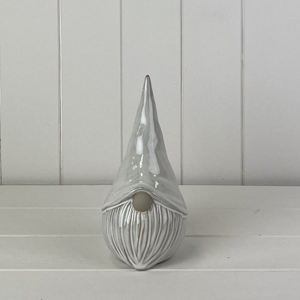 Glazed Ceramic Gonk Ornament with Textured Detail - Gonks - British D'sire
