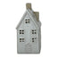 Glazed Ceramic House Ornament with Textured Detail and LED - Home Decor - British D'sire